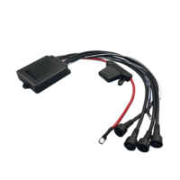 Kit de contrôle double zone RF Lumina App pour harnais musical, télécommande à volant, accessoires système RGB LED pour éclairages de roche