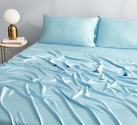 Nature OrHotel 100% ensemble de draps plats imprimés en tissu bambou