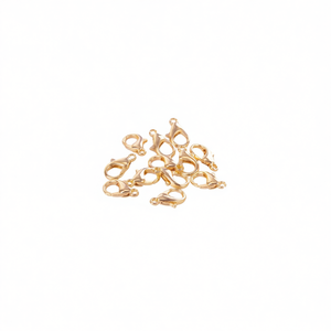 Chiusure a Moschettone Ilan 18mm in Oro K, 8 Pezzi, Accessori per Gioielli - Product Image 1