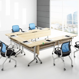 MIGE <b>Foldable</b> Training Desk with Wheels Office Outdoor Furniture for Hospitals Warehouses Other Outdoor Uses Laptop-Friendly - Product Image 6