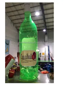 giant inflatable transparent inflatable drink bottle