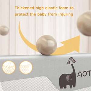 Bedrail Adjustable Anti-falling Protector <strong>Bed</strong> Barrier Vertical Lifting Kids Safety Side Guard <strong>Bed</strong> <strong>Rails</strong> for <strong>Baby</strong> Safety Products - Product Image 2