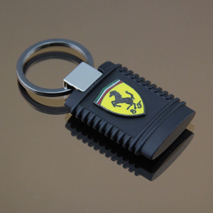 Delicate high quality PU leather keychain have existing mold also can customize as clients - Product Image 1