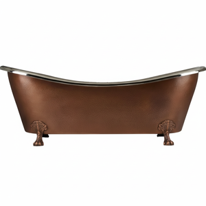 Type Hot selling Antique Copper Finishes at Cheap and Affordable wholesale price Tall Standing Copper <b>Bath</b> <b>Tub</b> pedestal - Product Image 1
