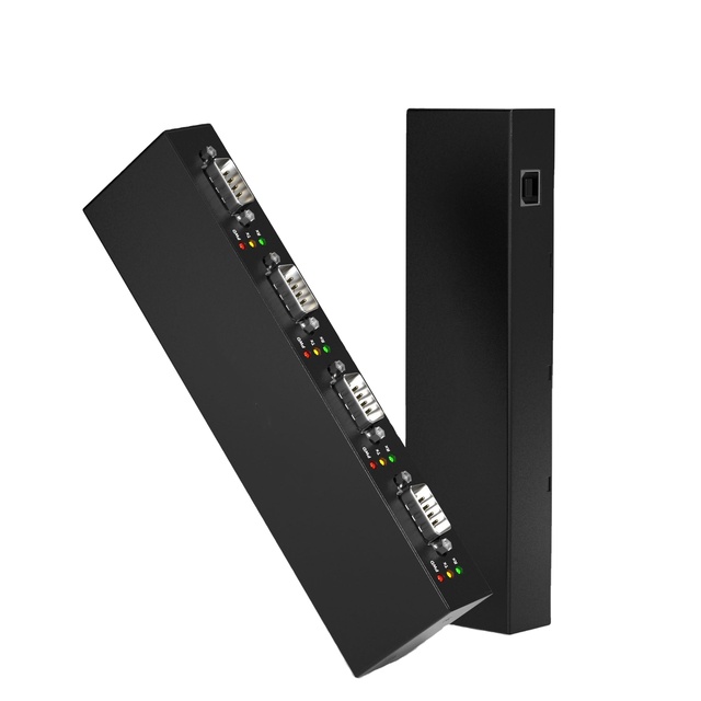 Custom 4-Port USB to DB9 RS232 Serial Adapter