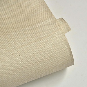 <span class=keywords><strong>Pura</strong></span> textura Abaca Grasscloth Material natural Revestimiento de paredes - Product Image 3