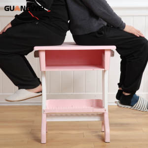 Juego de muebles escolares modernos, <span class=keywords><strong>escritorio</strong></span> y <span class=keywords><strong>silla</strong></span> ajustables para niños de aula, hechos de plástico, precio de fábrica - Product Image 3