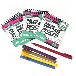 Mini Libro <span class=keywords><strong>da</strong></span> Colorare a Spirale Portatile Antistress con Pagine Staccabili Tascabile per <span class=keywords><strong>Adulti</strong></span> - Product Image 2