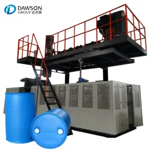 200 Litre Plastic L-ring Drum Large Barrel Moulding Production Line Double L Ring Chemical Drums Blow Molding Machine