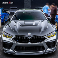 Kit carrosserie en fibre de carbone sèche Paktechz, capot moteur, partie aérodynamique pour BMW Série 8 M8 F91 F92 F93 2019 - 2022
