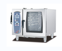 Balcão comercial cozinha elétrica 4 camadas combi vapor assar forno
