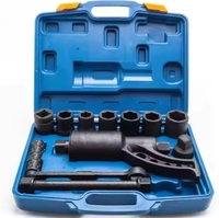 Kit d'outils de réparation automobile universel robuste à fort impact, multiplicateur de couple, coffret en aluminium, boîte à outils manuelle OEM, jeu de embouts