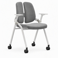 Chaise de bureau ergonomique, chaise de formation, chaise de conférence durable pour l'école, l'appartement, le bureau, chaise pliante pour réunion