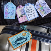 Coudre sur le dos sans tissé personnalisé bouteille privée lettres Logo tissu entièrement broderie tissé Patch pour vêtements