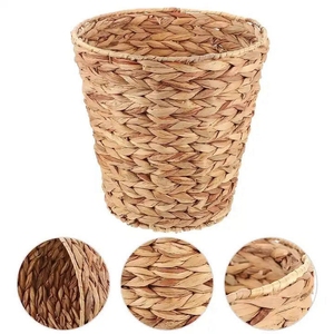 Cesta de mimbre natural tejida a mano de fabricante vietnamita, organizador de almacenamiento ecológico para decoración del hogar, alta calidad, venta al por mayor - Product Image 1