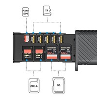 Boîte de stockage de carte mémoire flash multifonction CFE-A/CFE-B, lecture-écriture quatre-en-un, externe USB3.2 Gen2