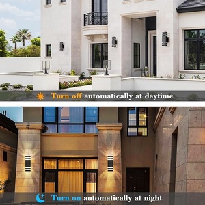 Lámparas de Pared <span class=keywords><strong>para</strong></span> Exteriores con Luz Arriba y Abajo, Lámparas de Pared LED Cuadradas de Aluminio <span class=keywords><strong>para</strong></span> Montaje en Superficie, Impermeables, <span class=keywords><strong>para</strong></span> Hogar, Porche, Garaje - Product Image 5