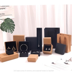 Stock Vintage Kraft Paper <b>Box</b> Jewelry Packing <b>Box</b> Ring <b>Earrings</b> Bracelet Jewelry Storage <b>Gift</b> <b>Box</b> Customization - Product Image 5