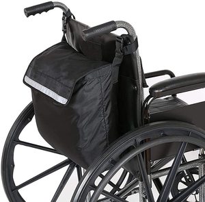 Factory Large Tote Accessory to Hang <b>on</b> Back Wheelchair Bag with Cup Holder Deluxe Wheelchair Bag - Product Image 2