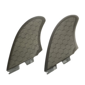 RISECE Aletas de Tabla de Surf Grandes Tipo Panal de Abeja, Juego de 4 Aletas Quad de Fibra de Vidrio Tipo Quilla - Product Image 3