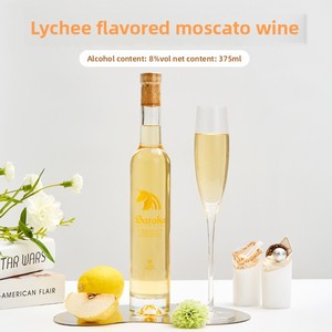 Licor <span class=keywords><strong>de</strong></span> Vino Blanco Dulce con Sabor a Lichi <span class=keywords><strong>de</strong></span> 375 ml, 8% <span class=keywords><strong>de</strong></span> Alcohol, Proveedor <span class=keywords><strong>Mayorista</strong></span> B2B - Product Image 1