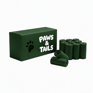 Sacs à déjections canines personnalisés avec logo, vente en gros, 2026, écologiques, 100% biodégradables, compostables, haute qualité - Product Image 1