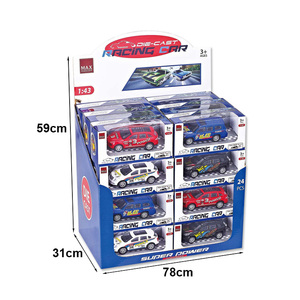 Venta caliente tire volver vehículo comercial <span class=keywords><strong>1</strong></span>/<span class=keywords><strong>43</strong></span> modelo de coche con 4 estilos - Product Image 1