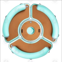Nouvelle vente : lit flottant gonflable en PVC et chaise longue flottante pour piscine