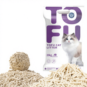 Lettiera per Gatti in Tofu Ecologica Naturale Biodegradabile a Grumi Solidi 99% Senza Polvere con Controllo degli Odori - Product Image 1