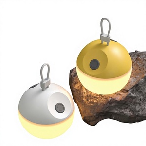 <span class=keywords><strong>Lampe</strong></span> de camping à lumière blanche d'extérieur, éclairage portable pour tente, longue durée de vie de la batterie, <span class=keywords><strong>lampe</strong></span> d'ambiance à lumière jaune, rechargeable en silicone - Product Image 1