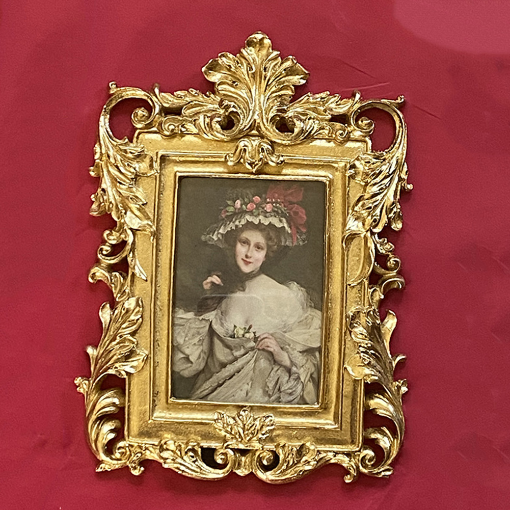 豪華なバロック様式のアンティーク、絵画と鏡のための華やかな20*27.5