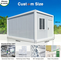 Maison conteneur détachable personnalisable, unité modulaire préfabriquée pour camp de travail