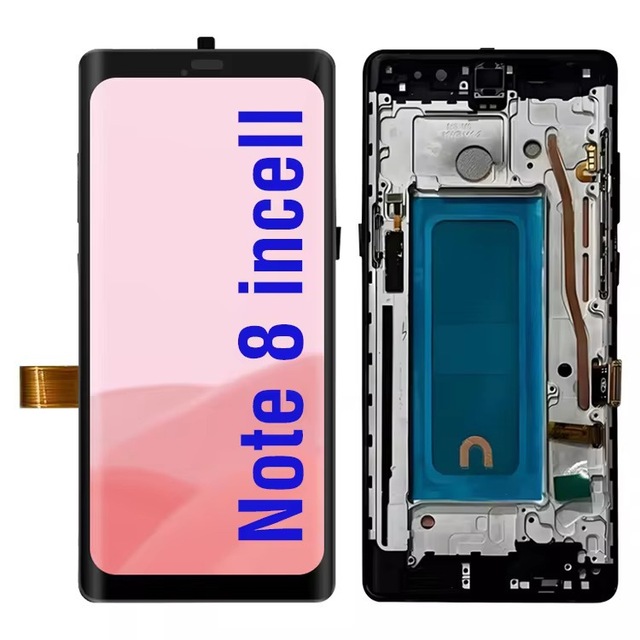 Hot Sale Original OLED Touch Screen Replacement Assembly With Frame for Sam NOTE8 SM-N9500 SM-N9508 Ecran LCD Display
