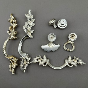 Popular Zinc Alloy Modern Durable Single Double Hole <b>Cabinet</b> Door Drawer Handle for Furniture Installation - Product Image 2