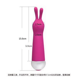 Afrodisia alla moda Succubi bacchetta da coniglio 7 modalità potente <span class=keywords><strong>Mini</strong></span> vibratore in Silicone impermeabile massaggiatore per adulti Sex Toy donne rosa viola - Product Image 6