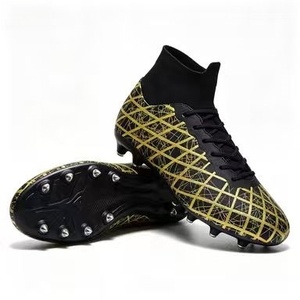 Scarpe <span class=keywords><strong>da</strong></span> <span class=keywords><strong>Calcio</strong></span> Traspiranti in Maglia a Taglio Alto, Antiscivolo <span class=keywords><strong>con</strong></span> Tacchetti Lunghi, Stivali <span class=keywords><strong>da</strong></span> <span class=keywords><strong>Calcio</strong></span> <span class=keywords><strong>con</strong></span> Colletto a <span class=keywords><strong>Calzino</strong></span> per Allenamento e Partite per Adulti - Product Image 4