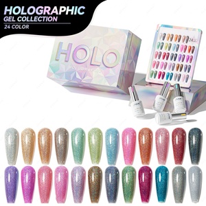Oferta Relámpago JTING: Nueva Colección Actualizada de Esmaltes de Gel Holográficos Reflectantes de 24 Colores, Esmalte de Uñas con Efecto Holográfico Brillante - Product Image 1