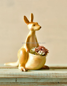 <span class=keywords><strong>2025</strong></span> Kangaroo <span class=keywords><strong>planter</strong></span> nhà và vườn gốm động vật hoa trồng - Product Image 3