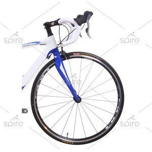 จักรยานเสือหมอบ Spire Cycle 700C คาร์บอนไฟเบอร์ CRB10 20 สปีด ล้อคู่ 32 รู สีดำ พร้อมที่หนีบล้อ  เบาะนั่งสบาย ขนาด 700*23C รุ่น PC-F-20 ใหม่ล่าสุด ระดับไฮเอนด์ - Product Image 5