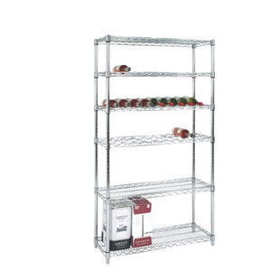 סין ייצור מטרו מסחרי 4 שכבה מתכוונן כרום פלדה אחסון מדפי חוט מדפי - Product Image 5