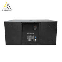 Subwoofer actif double 18 pouces 9006LS, haut-parleur de basses auto-alimenté 3600W RMS, audio professionnel pour scène, pour spectacles en plein air