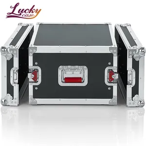 Universal ATA Rack Flight Case Hochleistungs-Hartsc halen koffer für die Aufbewahrung von Geräten 12u Verstärker Rack Road Flight Trunk Case mit Rädern