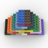 BEBRICKS Série de pièces de construction 2456 Briques 2x4 Briques de construction MOC Voiture RC Blocs de construction pour garçons et filles Cadeau