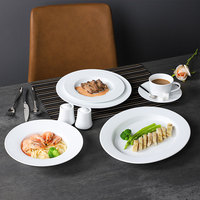 Service de vaisselle Porcelaine Dîner Hôtel Vaisselle Fournisseurs Assiettes Chargeur Dîner Haute Qualité Banquet Assiettes Céramique Vaisselle