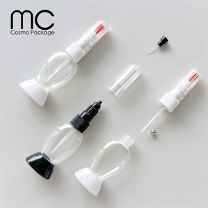 N03 personalizzazione Nail Art Pen 12 ml 12 ml 2 in 1 vuoto di plastica vernice morbida tubo di compressione bottiglia con ago spazzola strumento colla - Product Image 4