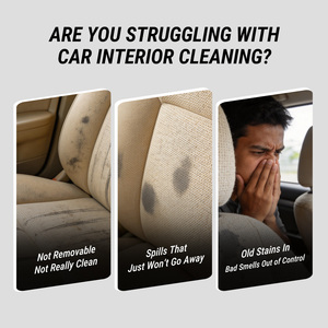 Drive Joy Efficient Anhydrous Leather Flannel Woven Fabric <b>Car</b> <b>Interior</b> Ceiling Foam-Liquid Cleaner Spray 500ml - Product Image 5