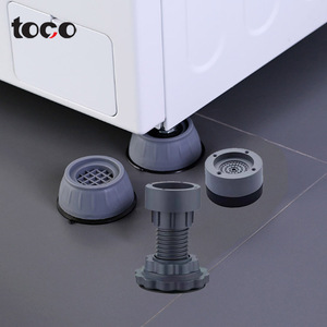 Toco Eco-Friendly: Tappetini Antivibrazione e Antiscivolo in Gomma da 8/9 cm per Piedini di Mobili, <span class=keywords><strong>Lavatrice</strong></span> e Asciugatrice - Product Image 5