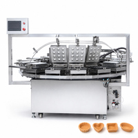 Machine automatique de fabrication de biscuits en forme de noix, équipement de formage de coques de tarte, machine à mouler les coques de tarte à vendre