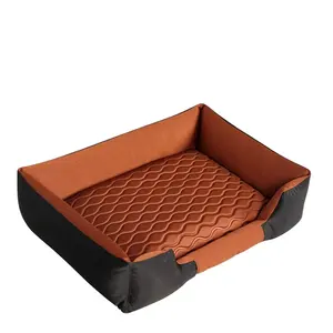 Hot selling products customized pet product luxury non slip orthopedic dog bed