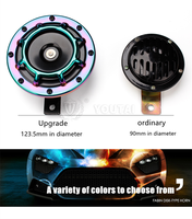 Cornes de montage de calandre Neo Chrome Super Tone Loud Blast 12V